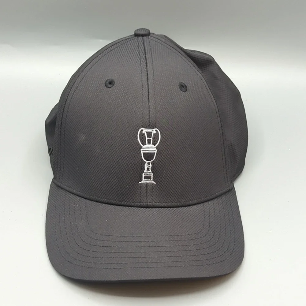Adidas Golf Performance 6 Panel Hat Trophy Cup Logo Snapback OSFM Cap Black